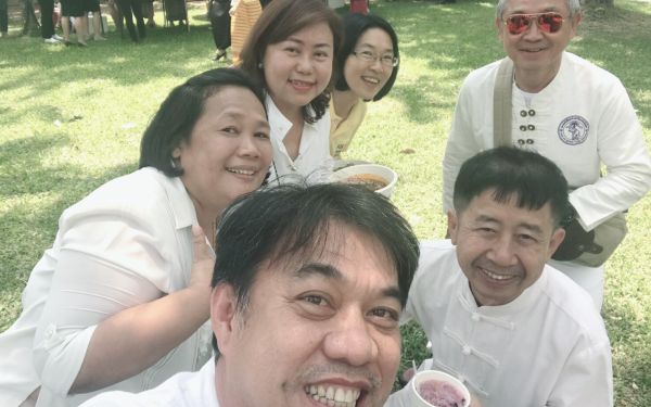 ภาพบรรยากาศงานสมโภชศาลพระภูมิหลังใหม่