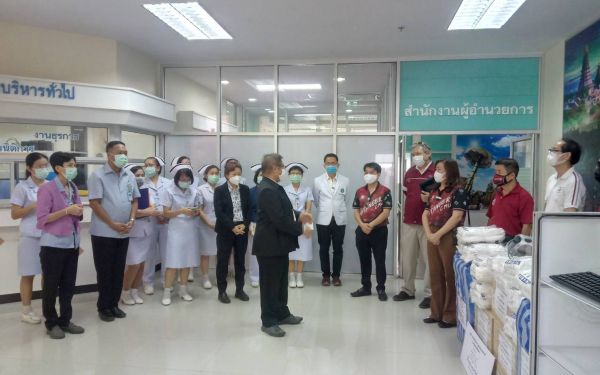 (27-04-63) โครงการช้างเหล็กกระทืบโควิด-19 เฟส 1)ให้รพ.นครพิงค์ จ.เชียงใหม่